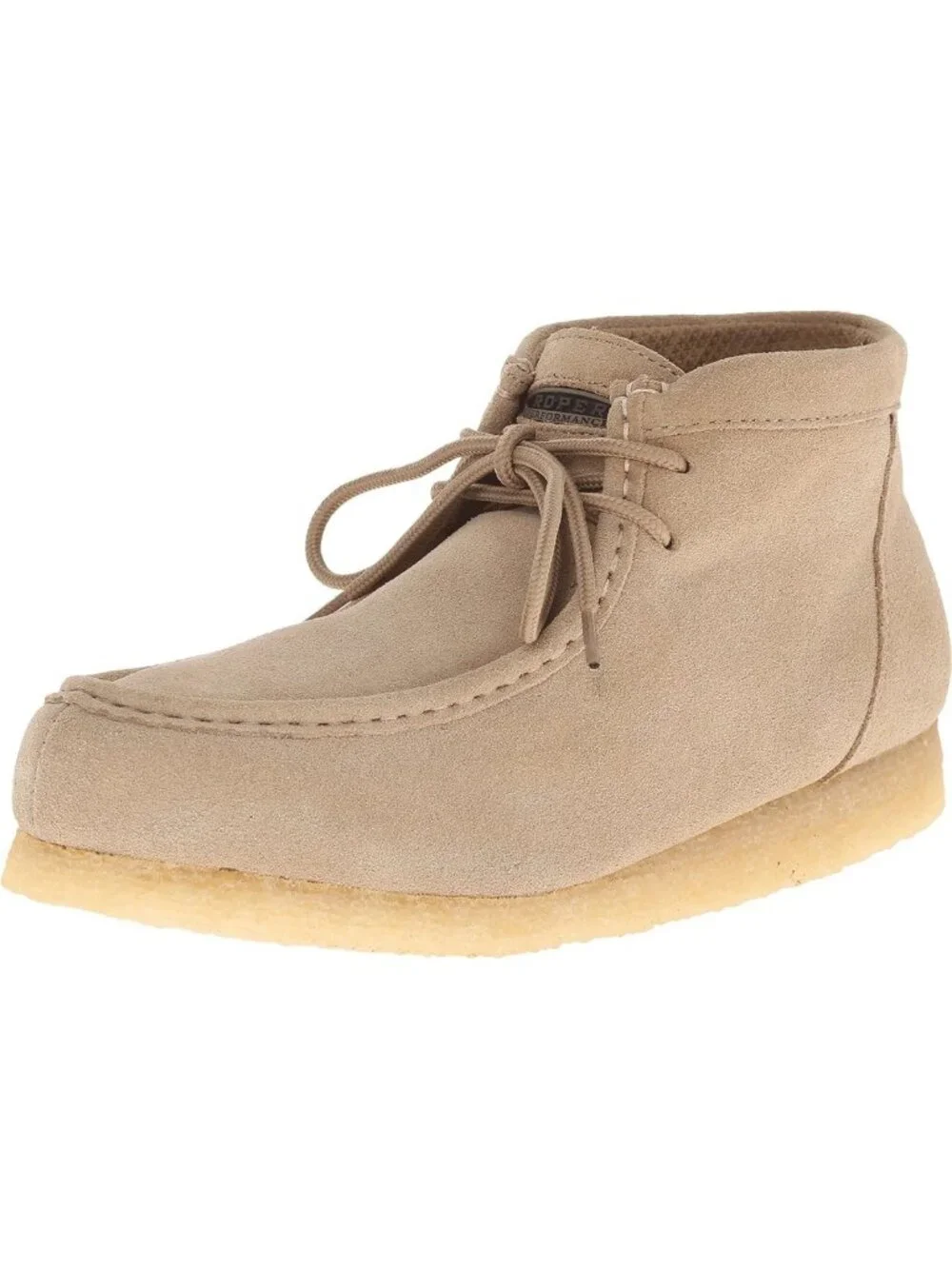 Stylish Men's Chukka Casual Boots - Gum Sticker Square Toe Ankle Design
